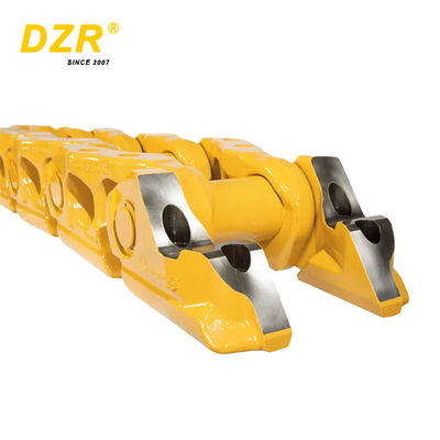 CATD11R Yellow Bulldozer Track Chain Link Customized High Hardness