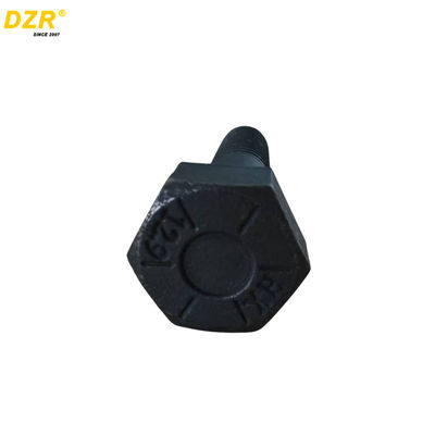 Smooth Finish Excavator Track Bolts High Durability For Excavator Parts