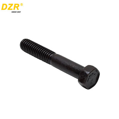 Black High Tensile Galvanized Hex Bolts Stainless Steel Hex Head Bolts No.6V9667 For Excavator
