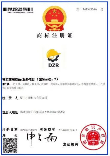 China Xiamen Doozer Construction Machinery Co., Ltd. zertifizierungen